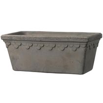 Vaso da giardino in terracotta / rettangolare