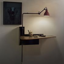Lampada per ufficio / in acciaio / in rovere...