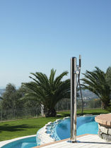 Doccia da giardino per piscina / in acciaio...
