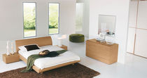 Cassettone moderno / in legno / beige