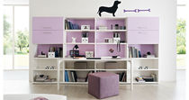 Scrivania moderna / in legno / con ripiano...