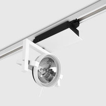 Faretti a binario LED / tondo / in alluminio...