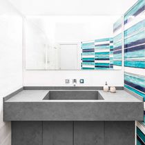 Piano lavabo in ceramica / ad uso professionale