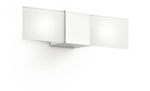 Applique moderna / in ottone / LED / rettangolare