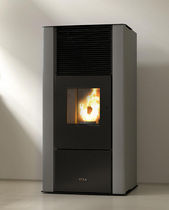 Termostufa a pellet / moderna / in acciaio...