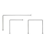 Tenda da doccia stile rustico con bottoni, tessuto in lino e poliestere con occhielli, per bagno e soggiorno, verde, 182,9 x 182,9 cm | Leroy Merlin