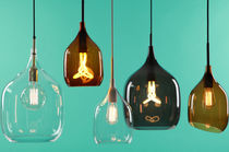 Lampada a sospensione / in vetro / in vetro...