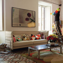 Divano moderno / beige / in tessuto / di...