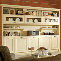 Credenza alta / classica / in legno / con...