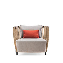 Poltrona moderna / in teak / in alluminio...
