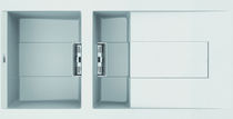 Lavello a 2 vasche / in composito / con...