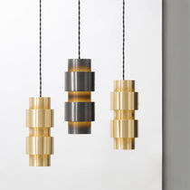 Lampada a sospensione / in ottone / moderna...