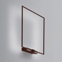 Applique moderna / in metallo / LED / rettangolare