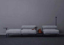 Divano modulare / moderno / grigio / in...