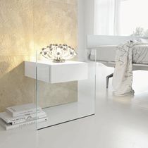 Tavolo d'appoggio moderno / in rovere /...