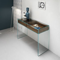 Consolle moderna / in legno / in vetro /...