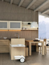 Cucina classica / in legno massiccio / in...