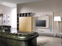 Parete attrezzata TV moderno / in legno