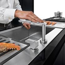 Miscelatore da appoggio / in acciaio inox...