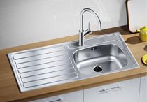 Lavello a 1 vasca / in acciaio inox / da...