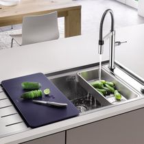Lavello a 1 vasca / in acciaio inox / da...