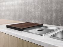 Lavello a 1 vasca / in acciaio inox / da...