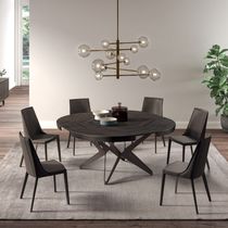 Tavolo da pranzo moderno / in legno / con...
