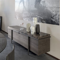 Credenza moderna / in metallo / in vetro...