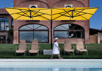 Ombrellone doppio / contract / in alluminio...