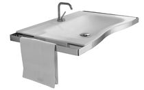 Lavabo sospeso / in acrilico / moderno /...