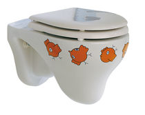 WC sospeso / in ceramica / con sciacquone...