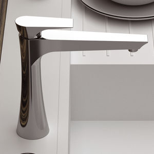 miscelatore per lavabo / in ottone cromato / da bagno / 1 foro