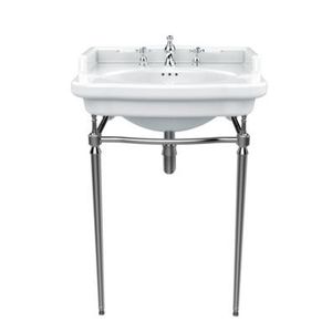 supporto per lavabo in cromo