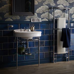 supporto per lavabo in cromo