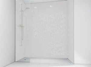 pannello in laminato / acrilico / per stanza da bagno / liscio