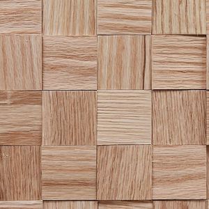 pannello decorativo in legno massiccio / da parete / 3D / aspetto mosaico