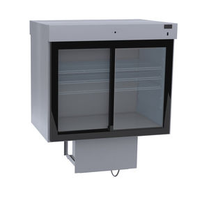 vetrina refrigerata con scaffali