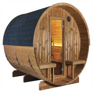 sauna a forma di barile