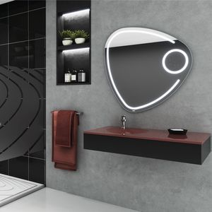specchio da bagno a muro