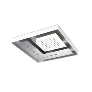soffione doccia da incasso a soffitto / quadrato / a pioggia / a cascata