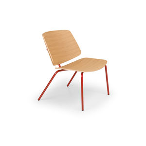 chauffeuse moderna / in metallo / in legno / contract