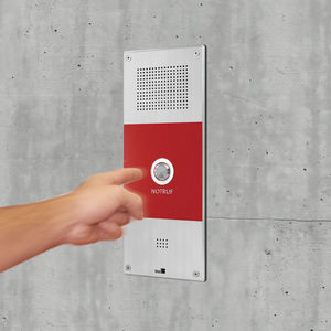 citofono audio in alluminio
