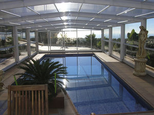 copertura per piscina alta