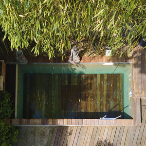 fondo mobile per piscina in legno