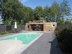 piscina monoblocco / interrata / in poliestere / da esterno