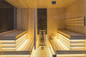 sauna finlandese / per uso residenziale / in legno / da interno