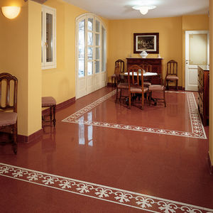 fregio in graniglia di marmo