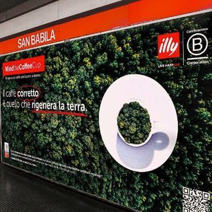 cartello pubblicitario da parete
