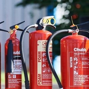 supporto porta estintore in acciaio inossidabile