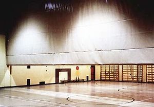 tenda divisoria per palestra